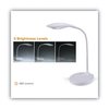 Bostitch Konnect Gooseneck Desk Lamp, White KTVLED1502-WH